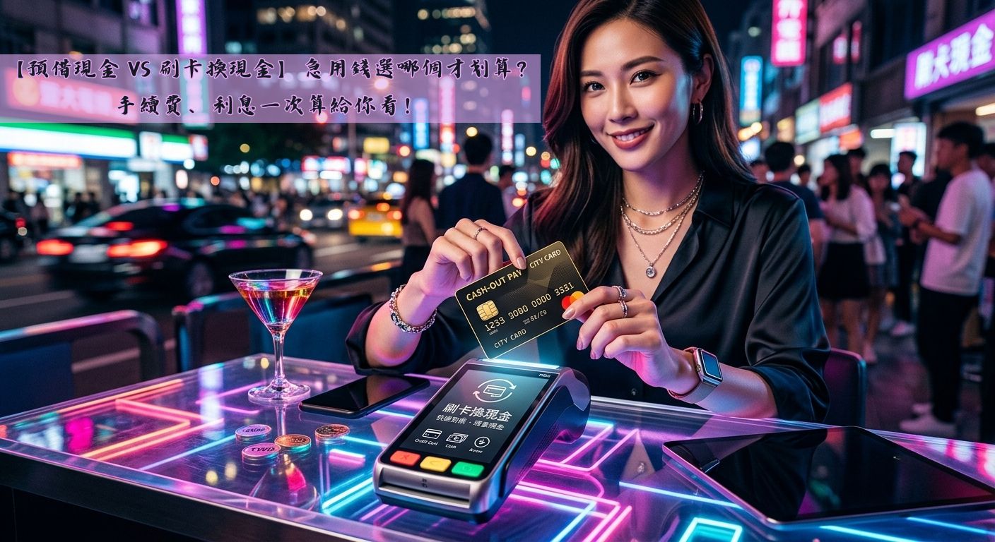 【預借現金 VS 刷卡換現金】急用錢選哪個才划算？手續費、利息一次算給你看！