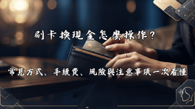 信用卡換現金全攻略